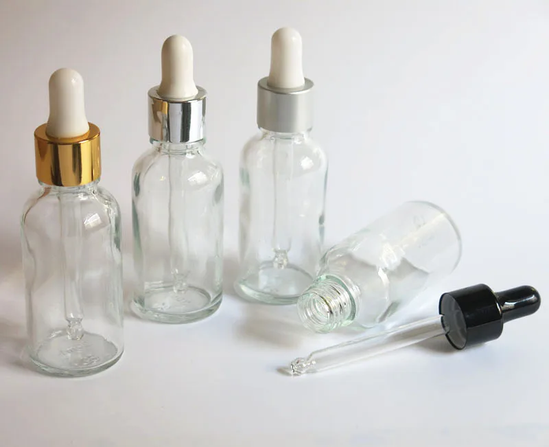 Wholesale 100*30ml Glass Dropper Bottle, Clear E Liquid Glass Bottle