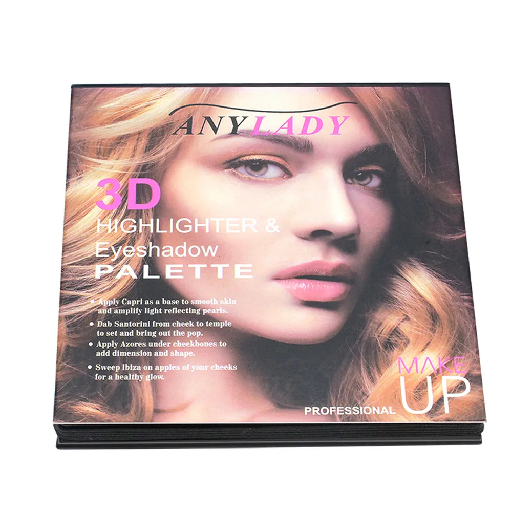 

10 Colors Shimmer Matte Eyeshadow Eye Shadow Palette Cosmetic Brush Setglitter eye shadow 5.14