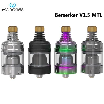 

Original Vandy Vape Berserker V1.5 MTL RTA Tank 2.5ml Vandyvape Atomizer with Slot Airflow Fit Electronic Cigarette Box MOD Vape