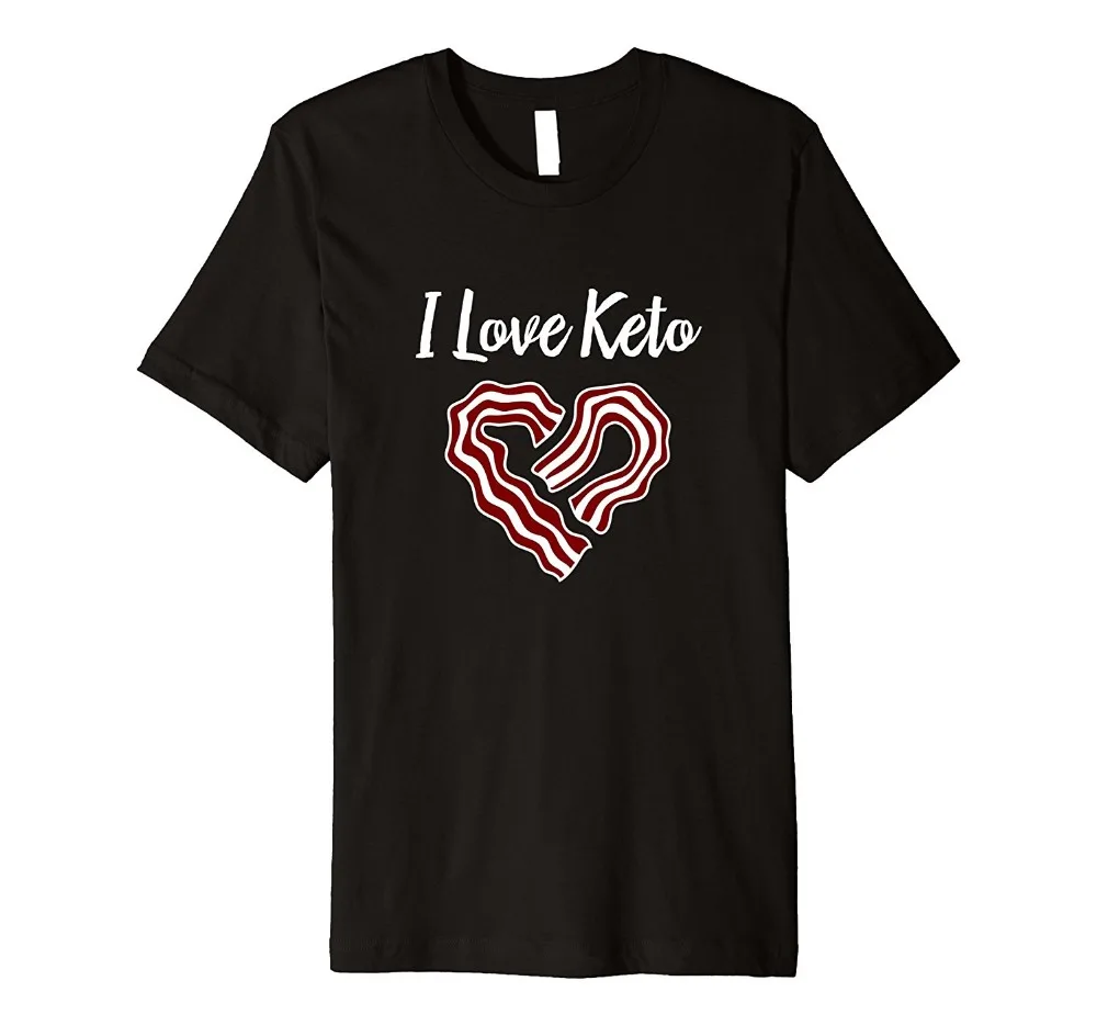 

Game Shirt Short Crew Neck I Love Keto Zomer Womens T Shirts