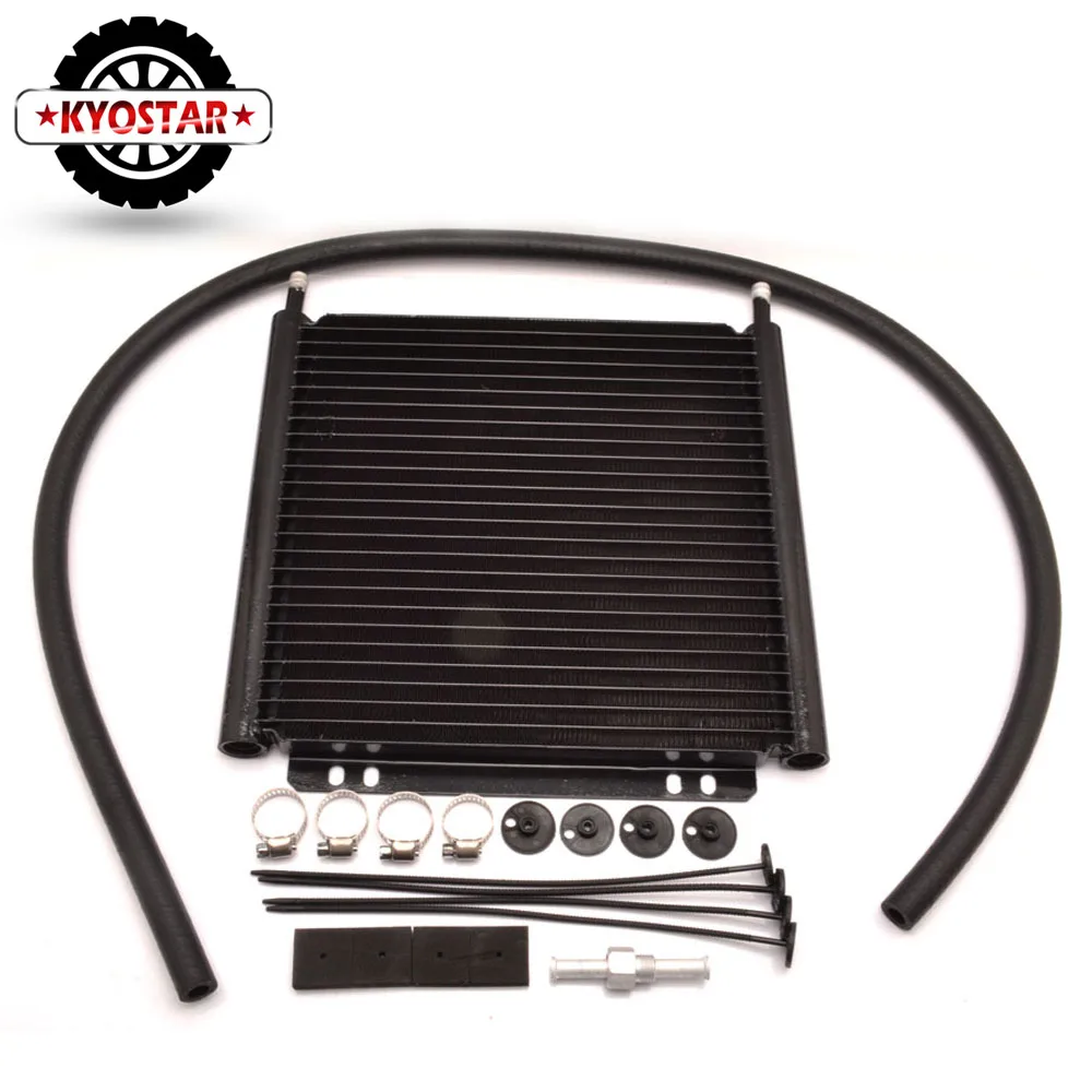 

new transmission oil car cooler 25 Row Engine Oil cooler Kit Aluminum Accessories Automatic Stacked Plate Radiator cooler brand