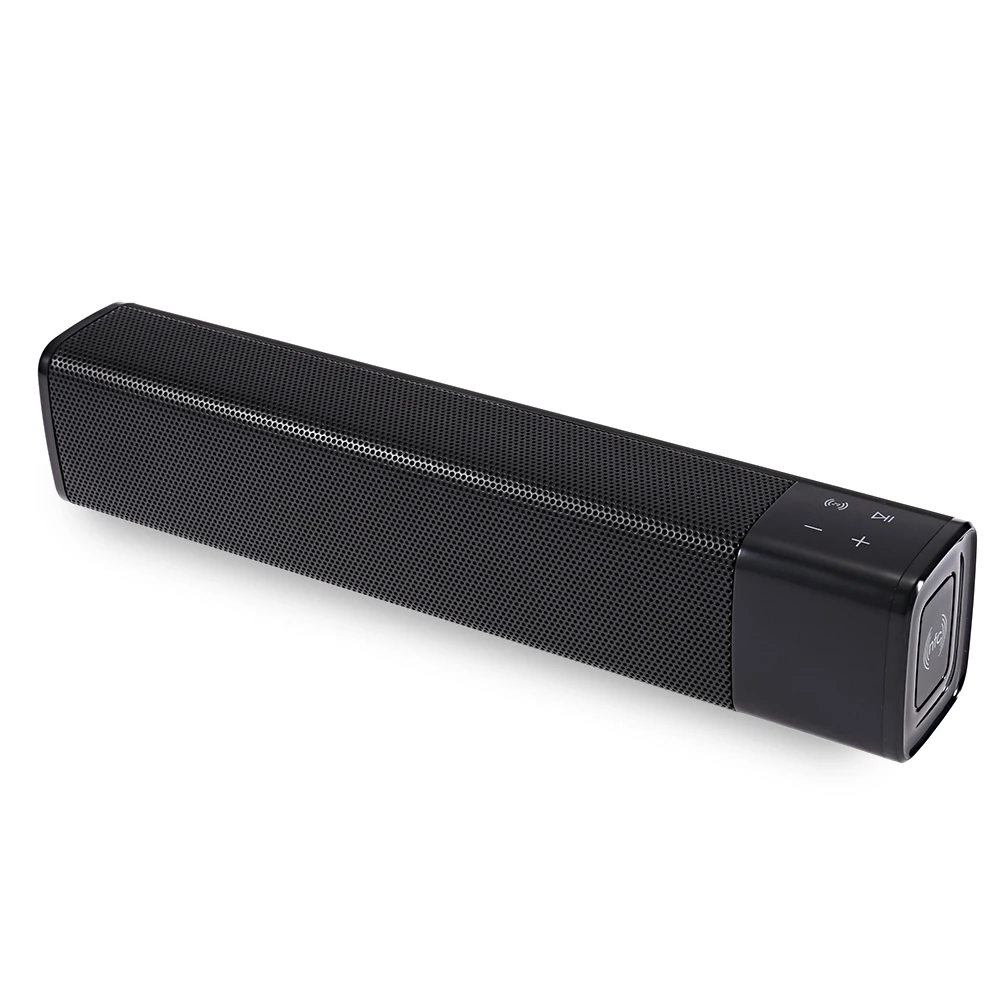 Slim JKR KR-1000 Subwoofer Stereo Bluetooth Stereo High Quality Speaker Box with AUX Input Micro-USB TF Card Slot for Phone