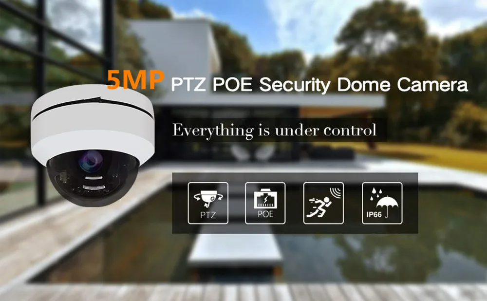 Ptz ip камера безопасности 5mp 1080P HD Открытый POE pan tilt 4x zoom Infared IR cctv видео наблюдение домашний мини-Купол ptz камера