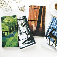 1 шт. записная книжка Mori's Sen из искусственной кожи в японском стиле