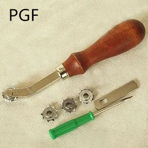 

PGF leather craft interval round leather carving tools hand tools