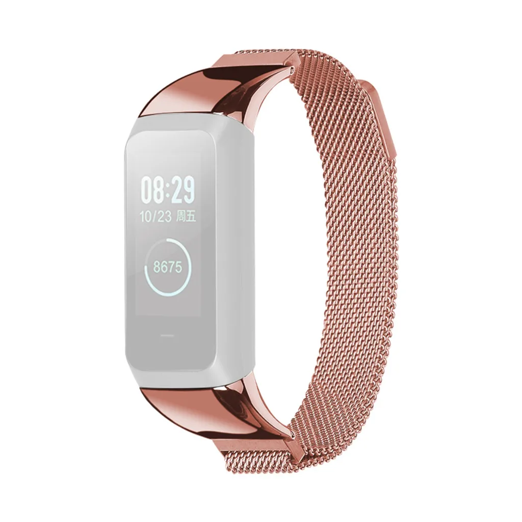 Ouhaobin для Xiaomi AMAZFIT cor 2 часы Миланский магнитный ремешок из нержавеющей стали умный