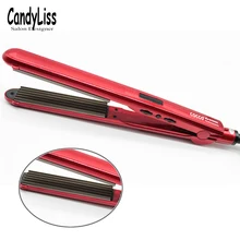 2019 New Curls Hair Straightening Iron Ceramic Curling Iron Corrugate Hair Iron Styling Tools Volume Hair Curler EU mini hair straightening irons pink ceramic straightener corrugate curling iron styling tools hair curler