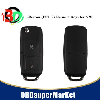 

5pcs/lot KD900(B01-2) URG 200 2Button Remote Keys for VW with fast shipping