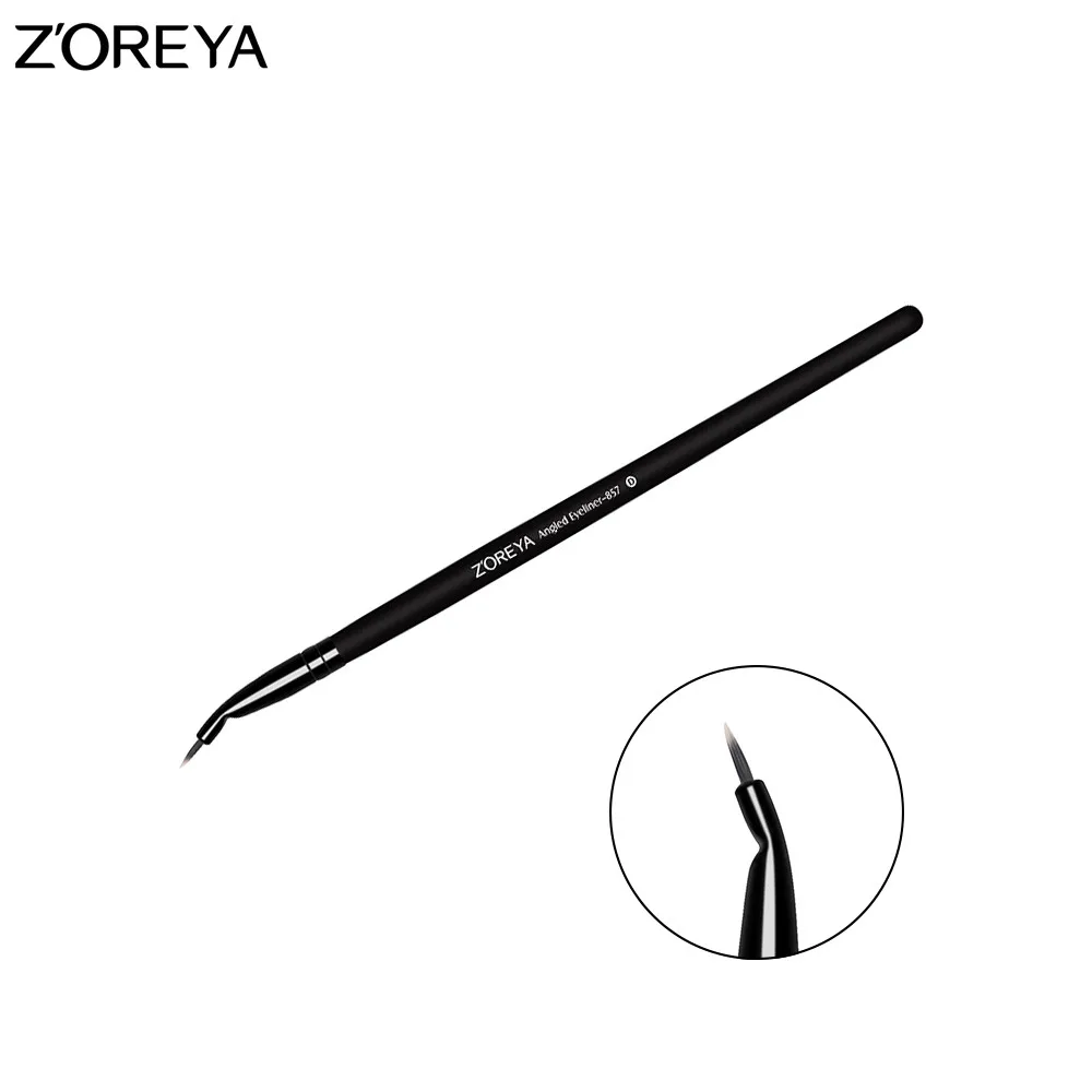 

ZOREYA Makeup Single Brush Angled Eyeliner Makeup Brush Super Slim Cosmetics For Special Eye Makeup Eyeliner Brush