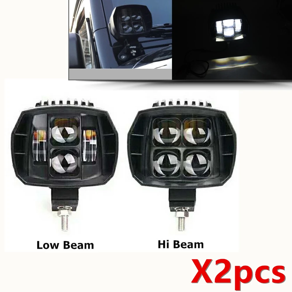 

5 inch 40W Led Work Light High Low Beam 12V 24V 4x4 Offroad Boat Truck SUV ATV Motorcycle Headlight For Jeep Driving Fog Lights