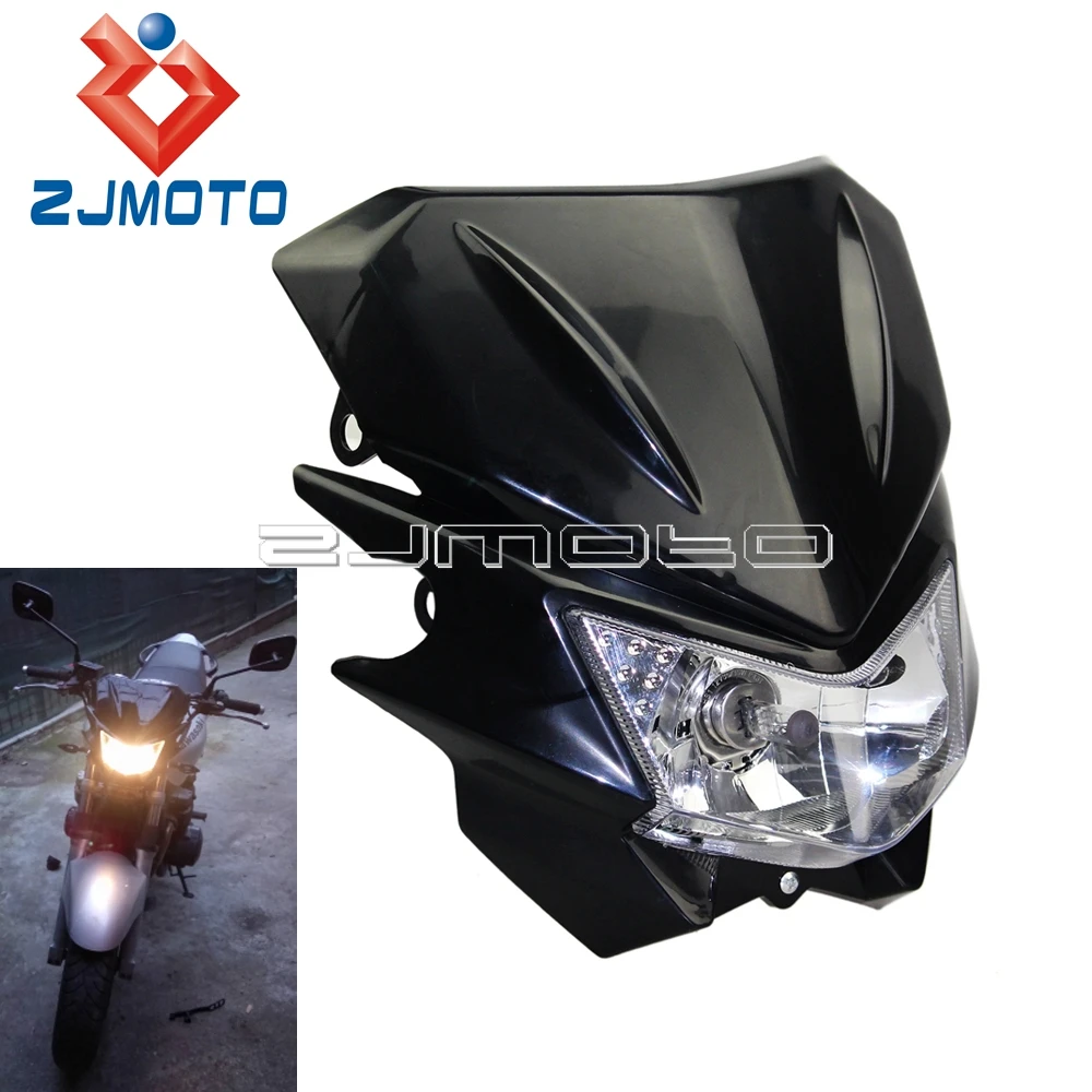 

Motorcycle Universal Headlight For Kawasaki KLX110 250 XT 660R 660X WR 250F 250R 450F 250X Dirt Bike Motocross