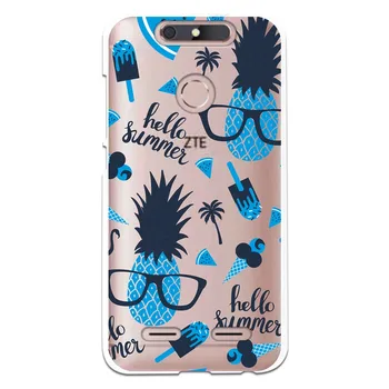 

Stand case costume drawing Hello Summer Green WP011 for ZTE Blade V8 Lite