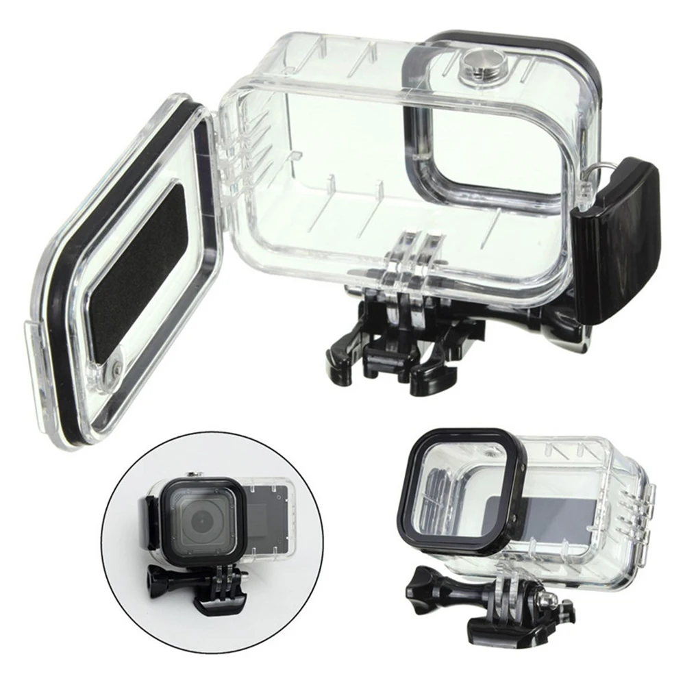 

Extension Waterproof Housing Case For GoPro Hero 4 Session+External Backup Battery Clip Battery For GoPro Hero Session 4 Session