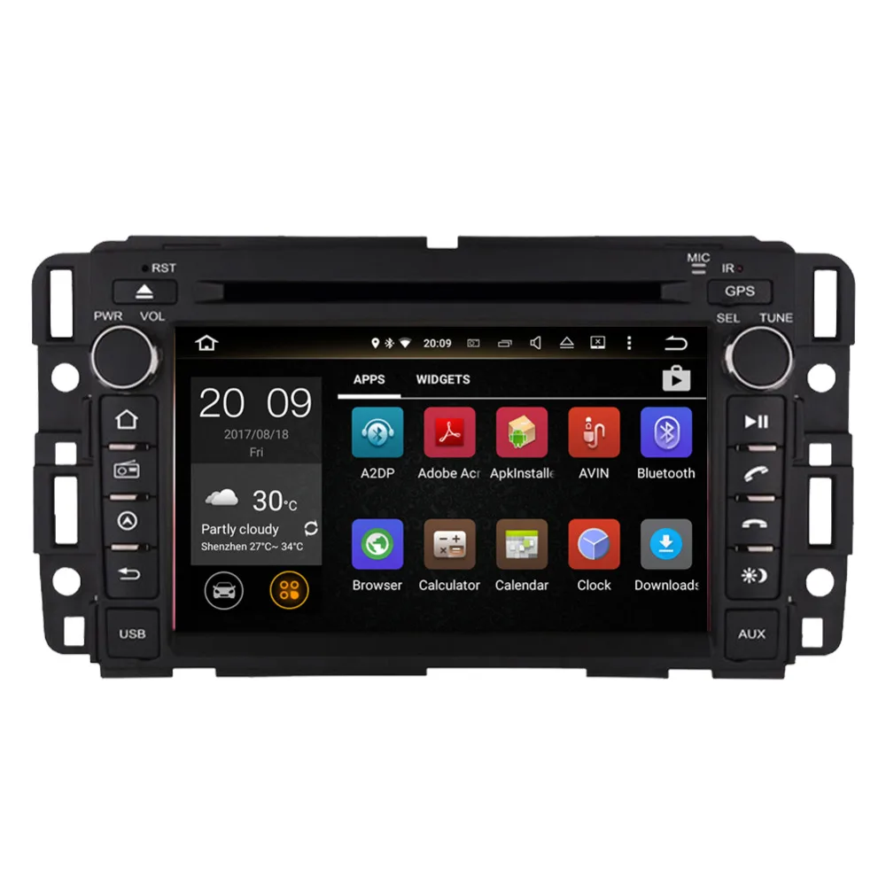 Cheap Android 8.0 Octa Core 4GB+32GB Car PC GPS Radio Stereo with Big USB AUX For GMC Yukon Tahoe Acadia 2007-2012 Head Unit BT AV Out 3 Cheap Android 8.0 Octa Core 4GB+32GB Car PC GPS Radio Stereo with Big USB AUX For GMC Yukon Tahoe Acadia 2007-2012 Head Unit BT AV Out 3