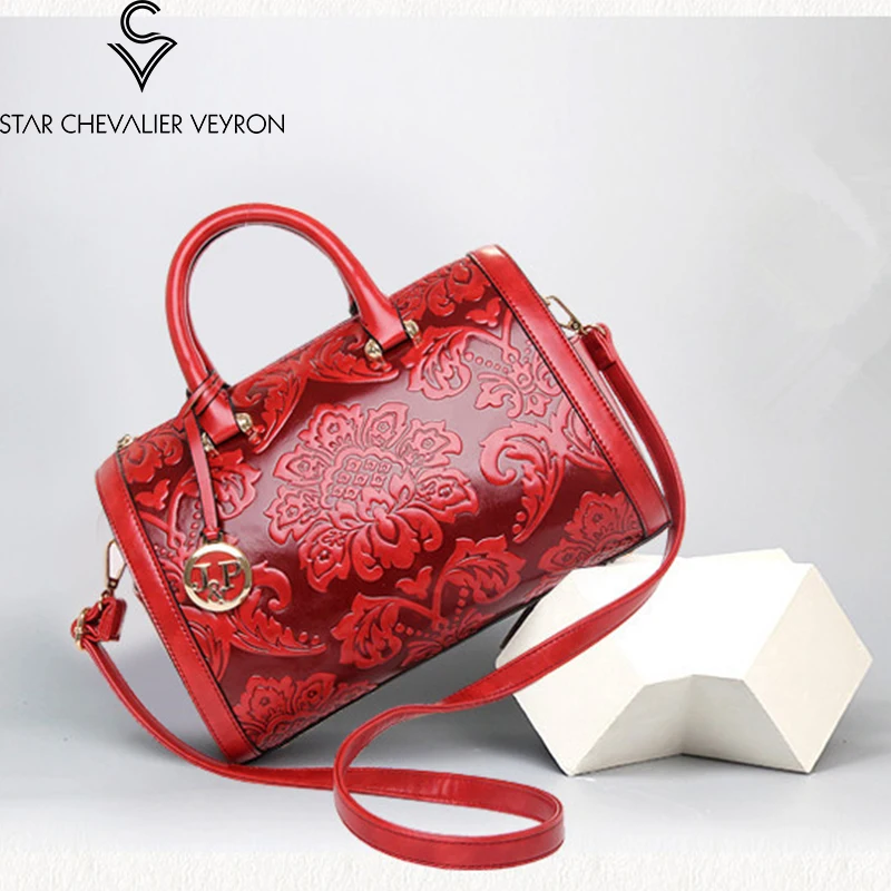 

SCV 2019 New Fashion Women's Bag Ethnic Style Embossed Bridal Bag Lady Bag Handbag Shoulder Crossbady Bag