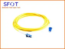 Волокно-оптический соединительный кабель, lc/pc-lc/pc, SM, 3.0 мм, 3 м, симплекс с lc оптический разъем, высокий возврат потери, 50 шт./лот