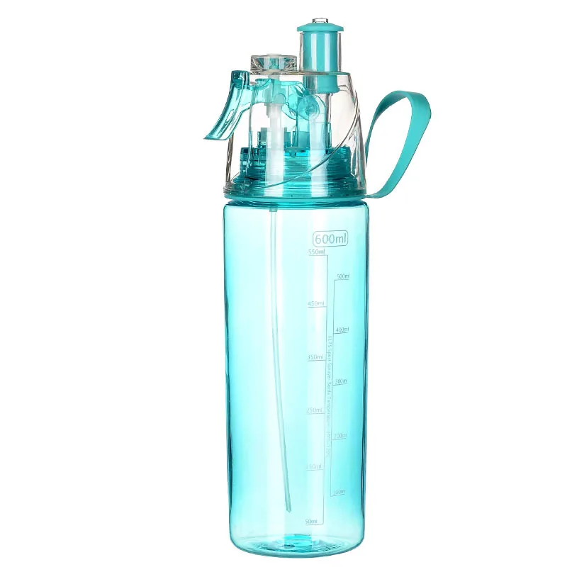 3 цвета Открытый велосипедный спортивный спрей чайник велосипед бутылка для воды чайник открытый охлаждение гидратация 600 мл спрей бутылки для воды - Цвет: Blue
