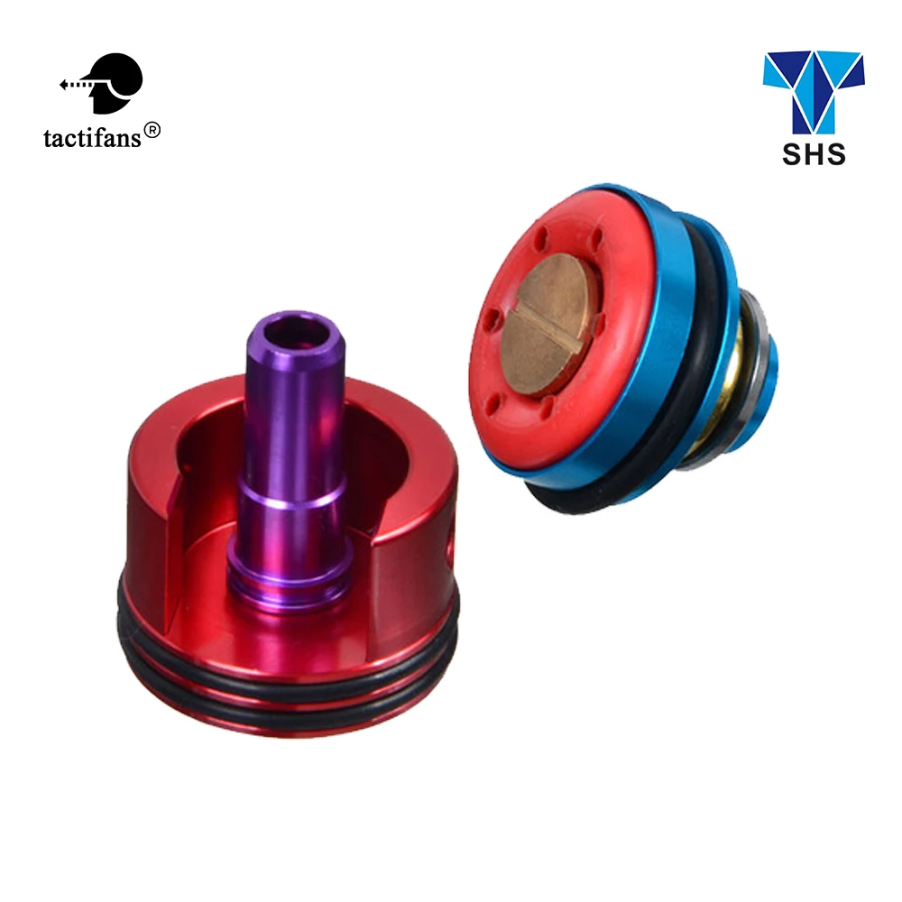 

TACTIFANS Tune up Kit Upgrade Set Piston Head Cylinder Head and Air Nozzle for softair Rifle AEG Paintball