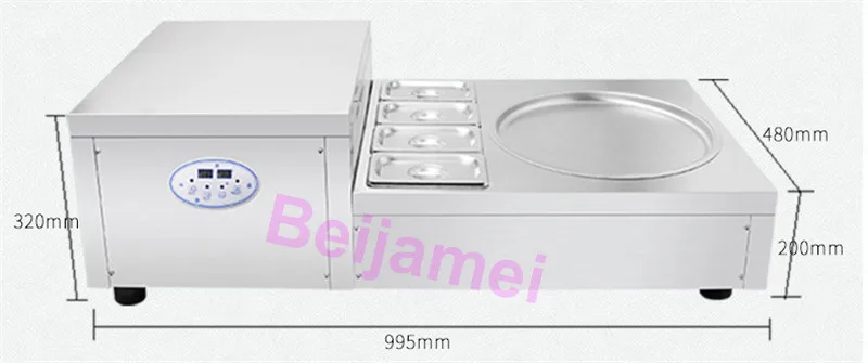 fried ice machine size