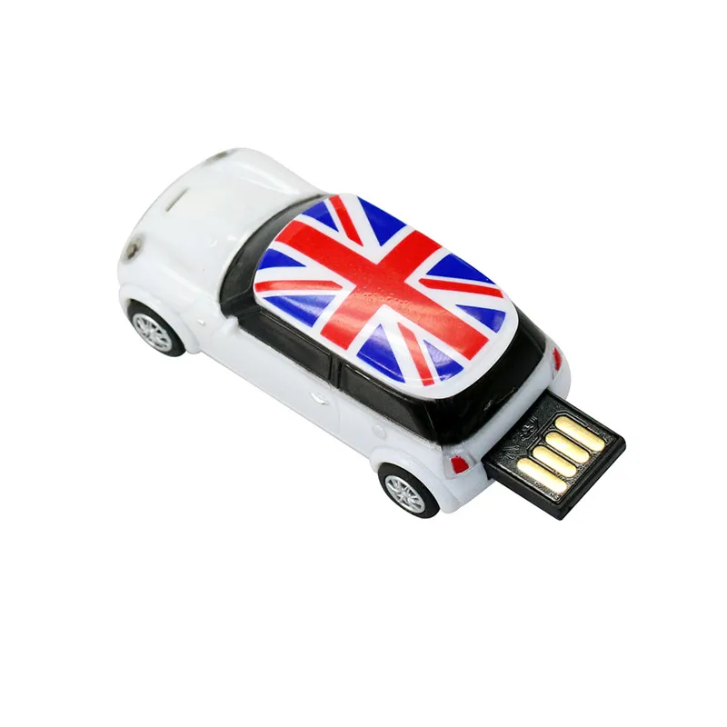 Креативный Жук U диск 4G 8G 16G USB Flash 32G USB Mini Cooper Мини авто USB флеш-накопитель автомобильный внешний накопитель памяти