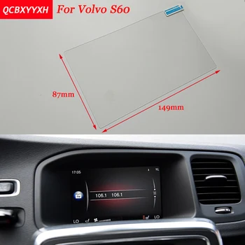 

Car Sticker 7 Inch GPS Navigation Screen Steel Protective Film For Volvo S60 Control of LCD Screen Car Styling
