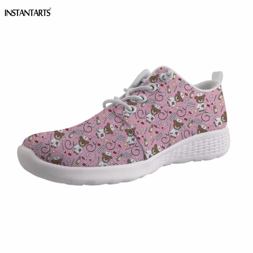 INSTANTARTS لطيف الكرتون ممرضة الدب طباعة امرأة أحذية ماء في الهواء الطلق الشاطئ أحذية للنساء تنفس الدانتيل يصل أكوا المنبع أحذية INSTANTARTS لطيف الكرتون ممرضة الدب طباعة امرأة أحذية ماء في الهواء الطلق الشاطئ أحذية للنساء تنفس الدانتيل يصل أكوا المنبع أحذية