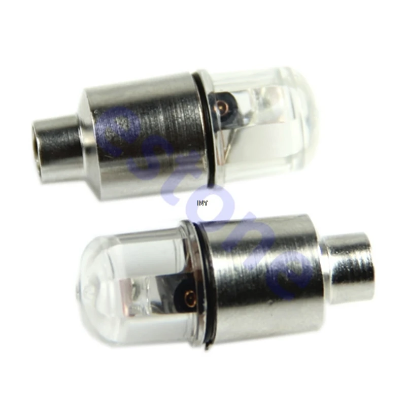 Best On Sale 1 Pair LED Motor Cycling Bike Bicycle Tire Valve Caps Neon Spoke Wheel Lights High Quality INY 2