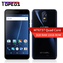 Nouveau Geotel Note 5.5 pouce 3 GB RAM 16 GB ROM Smartphone Quad Core Android 6.0 MT6737 1280×720 4G LAISSER 8MP avec Livraison Silicone cas