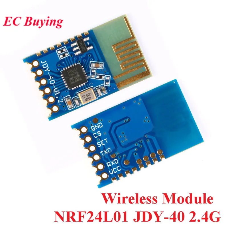 10 шт. NRF24L01 JDY-40 2,4G беспроводной последовательный порт передачи трансивера модуль дистанционного управления IO ttl для Arduino