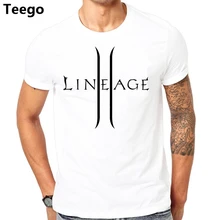 Lineage 2 Хаотичный трон футболка хлопок Мужская футболка дизайн