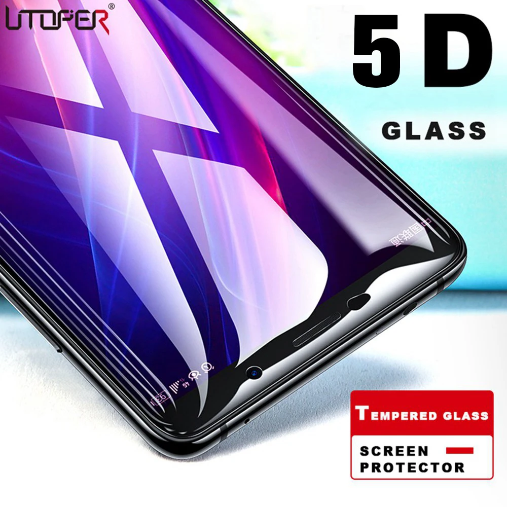 5D закаленное стекло для Xiaomi Pocophone F1 Защитное экрана Redmi Note 7 6 Pro 6A 5 Plus Xiomi Mi A2 Lite 8 |