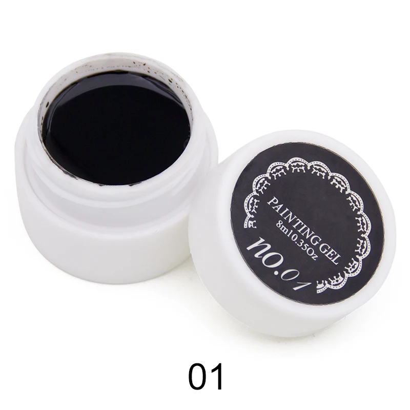 BUKAKI не протирать верхнее Базовое покрытие УФ-гель для ногтей гибридные Лаки Светодиодная лампа для сушки ногтей маникюрная машина гель лак грунтовка для ногтей - Цвет: black paint gel