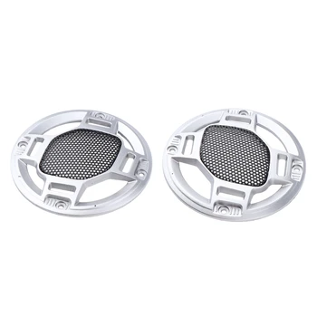 

2 Pieces 3 Inch Replacement Round Speaker Protective Mesh Cover Speaker Grille