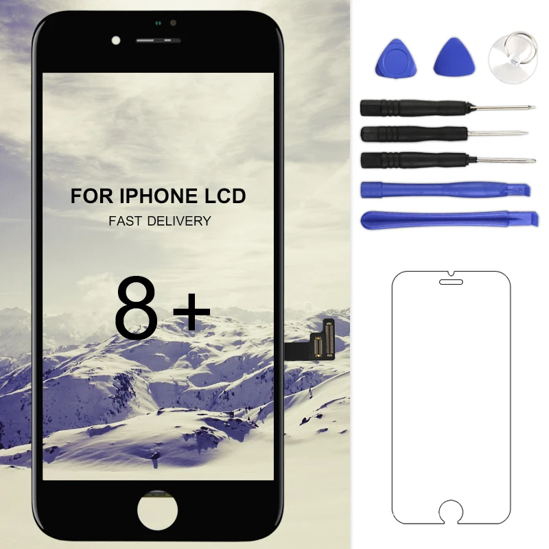 

Shenchao quality LCD Or Display For iPhone 8p Screen Replacement Lens Pantalla for iphone 8 plus touch screen assembly