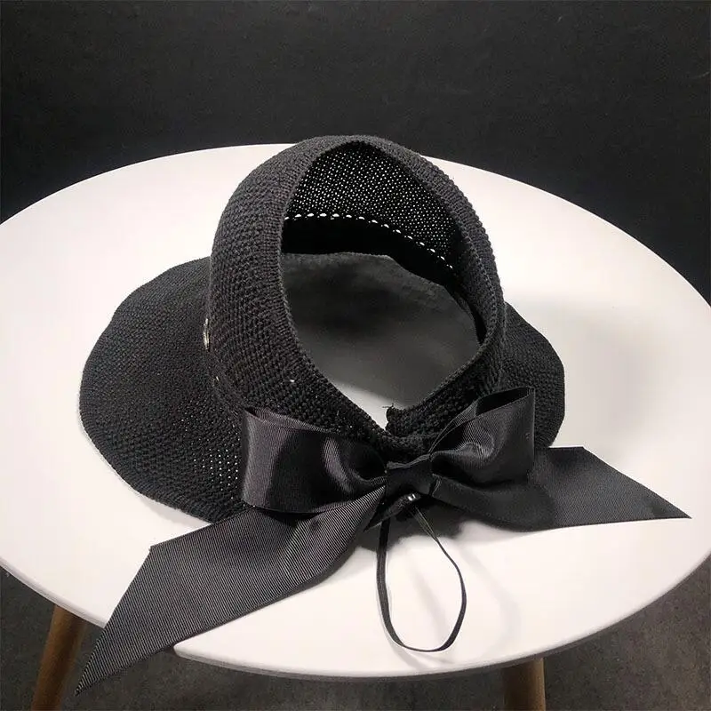 

SUOGRY Prefer Women's Sun Hat Wide Brim Visor Hat Sun Protection Hat with Elastic