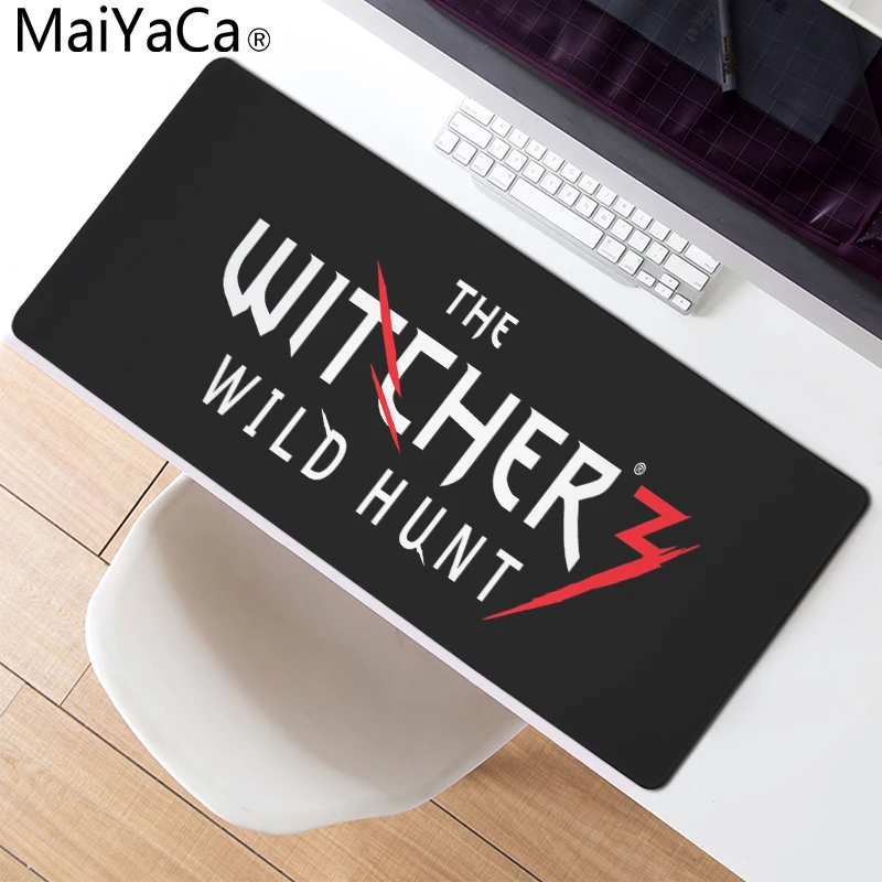 

MaiYaCa The Witcher 3 Wild Hunt Game Logo Pad To Mouse Notbook Computer Cool Gaming Padmouse Gamer To Keyboard Mouse Mats