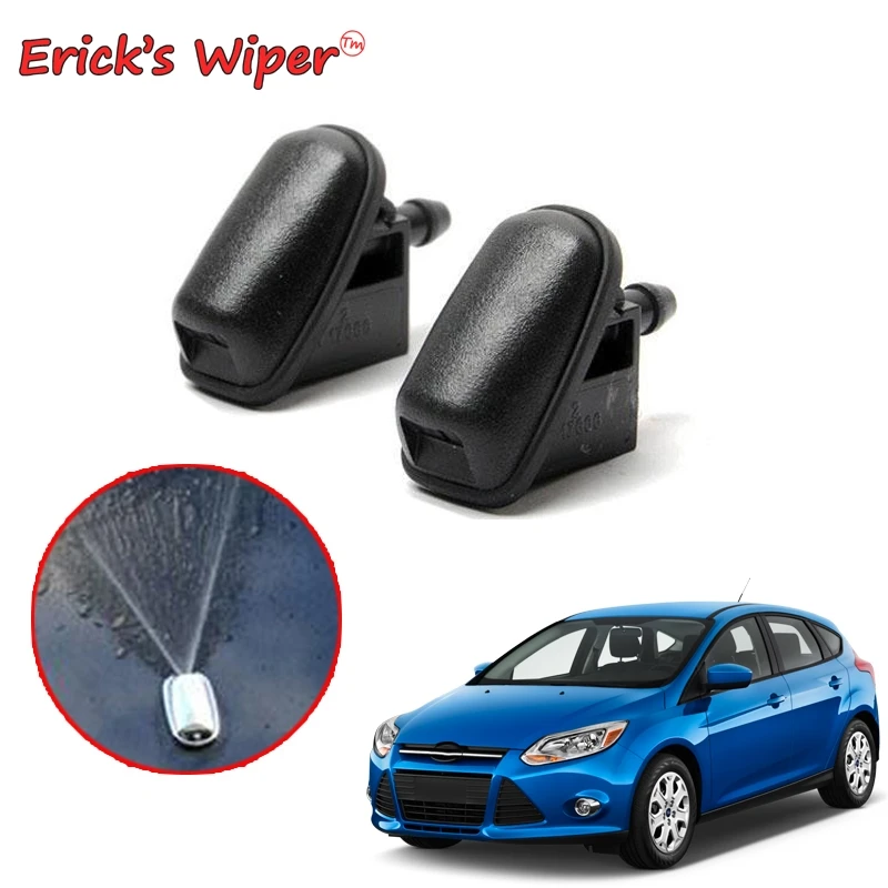 

Erick's Wiper 2Pcs/lot Front Windshield Wiper Washer Jet Nozzle For Ford Focus 3 2012- 2018 2017 2016 2015 OE: BM5117666AB
