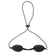 Защитные очки, патчи для глаз, красный, синий светильник, защитные патчи для глаз для пациентов в IPL, UV, инфракрасный светодиодный светильник, терапевтический мягкий(черный