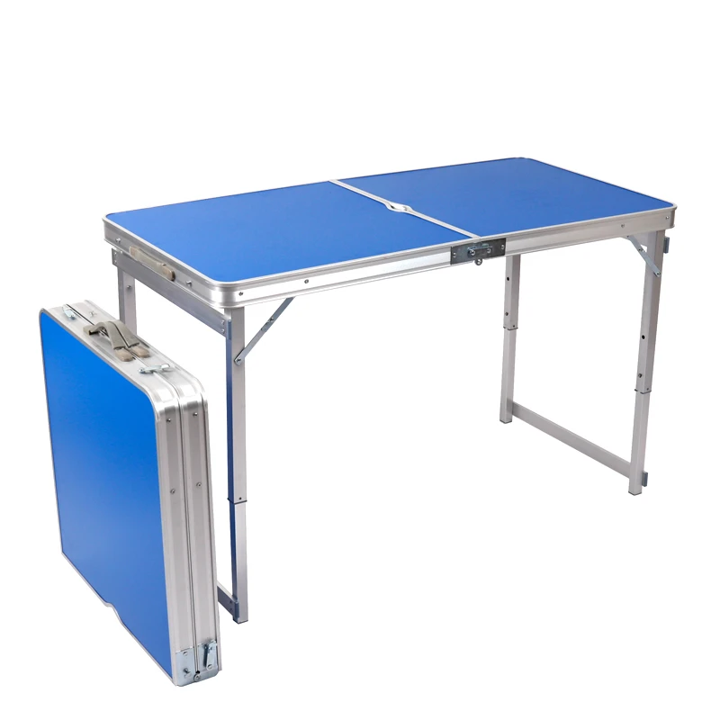  Portable Outdoor Table Foldable Multifunction Light Desk with Stool Camping Dining Table Household 