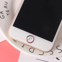 Мультяшная алюминиевая сенсорная ID сенсорная домашняя кнопка наклейки для iPhone 5S 5C SE 6 6S 7 8 Plus для iPad air 2 mini 4 клавиатура отпечатков пальцев