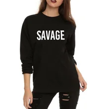 Женский свитер с круглым вырезом Savage Harajuku пуловер в стиле панк