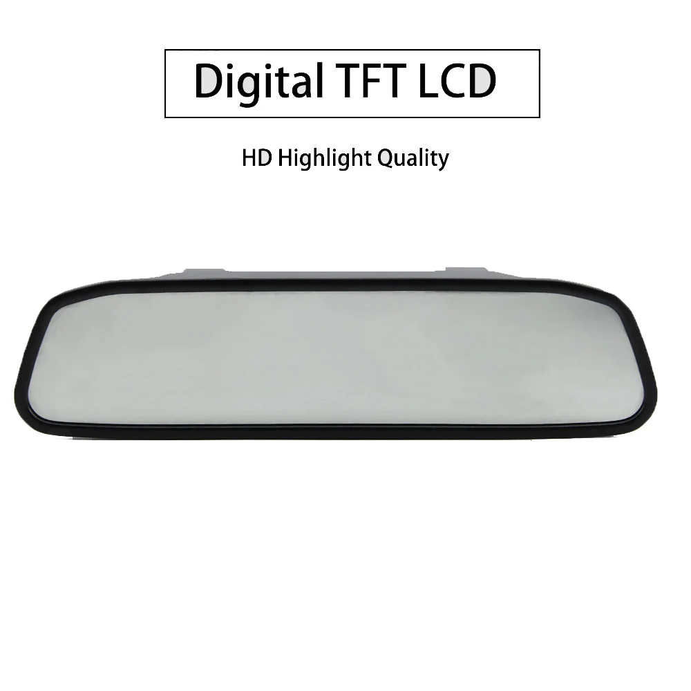 Liandlee 3 in1 Wireless Receiver + Mirror Monitor DIY Backup Parking System For Audi A3 8P 2004~2012 Special Rear View Camera (6)