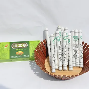 

Nanyang Qing Ai moxibustion moxa leaves ppure moxa rollers wholesale 18*200mm 10pcs/pack free shipping