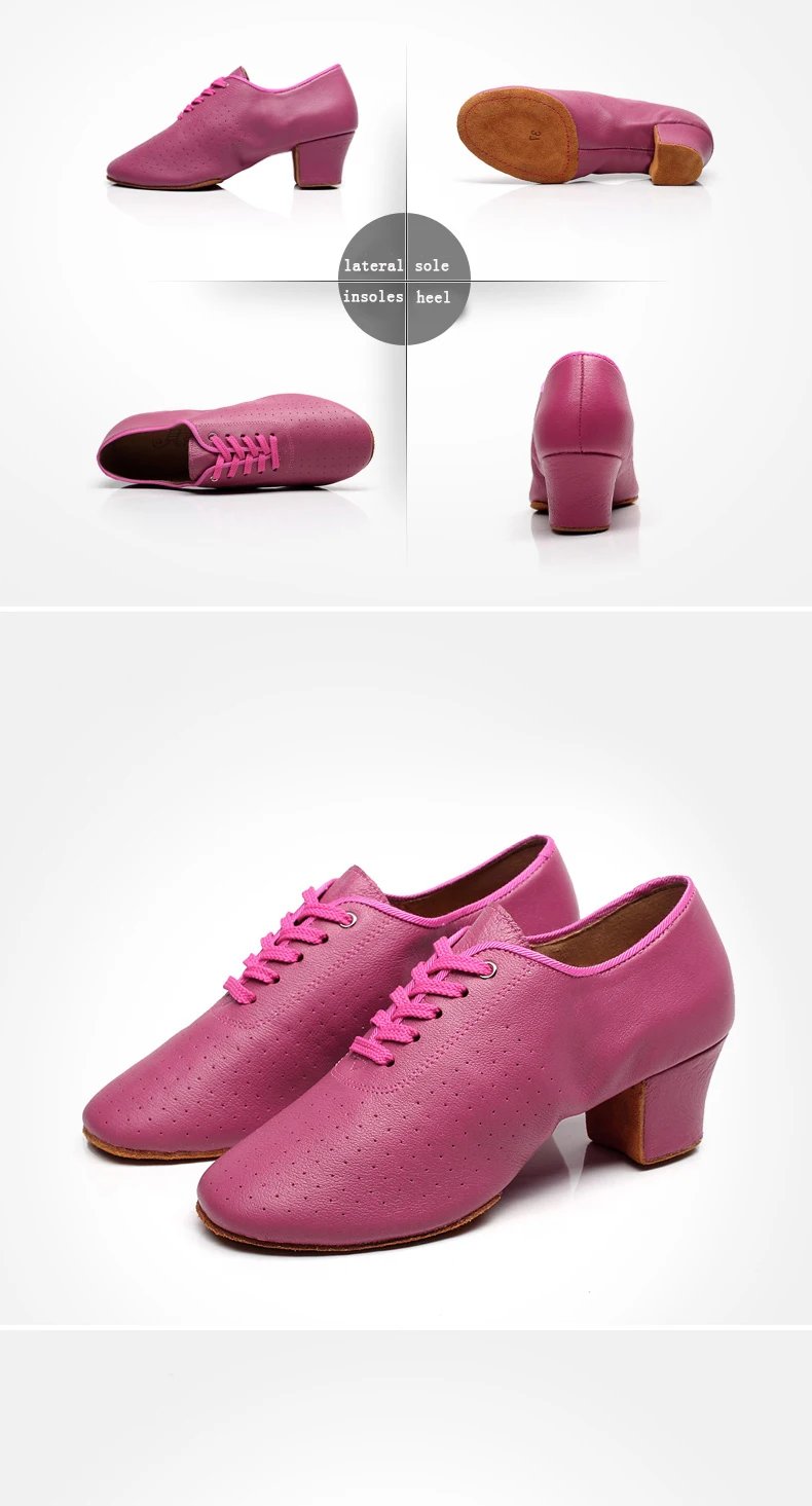 20161031_172847_101Modern Standard Dance Shoe Brand Women Genuine Leather Adult Jazz Shoes lady Aerobics Dancing Sneakers Teacher BD T1-B Discounts