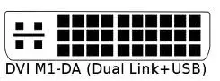Vga cable adapter Vga cable DVI M1-DA 30+5 pin to VGA Dual link+ USB Projector cable 1.7m