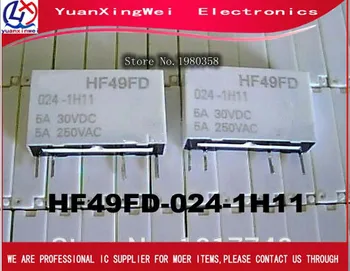 

10pcs/lot NEW HF49FD-024-1H11 HF49FD-024-1H11-24VDC HF49FD 024-1H11 HF49FD 024-1H11-24VDC 024 1H11 24VDC 24V HongFa DIP4