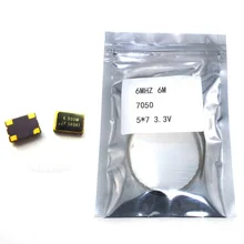 10 шт. SMD 5070 активный кварцевый генератор OSC 6 МГц 6 м 7050 5*7 3,3 В 25PPM
