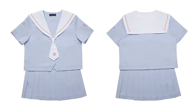 Школьная форма набор студент галстук для костюма костюм моряка набор Настольный костюм японская школьная форма для девочек Лето