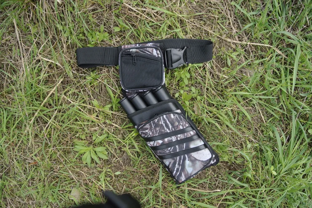 

New popularity 1 pc Arrow Bag Camo Oxford Cloth Arrow Quiver 4 Point Single Shoulder for Archery Hunting Shooting