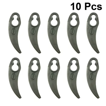 

10pcs Mowing Blade Pear-Shaped Prime Professional Plastic Durable Mowing Blade Garden Tool for Grass Strimmer Trimmer Lawnmower